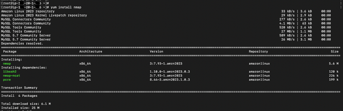 Nmap install