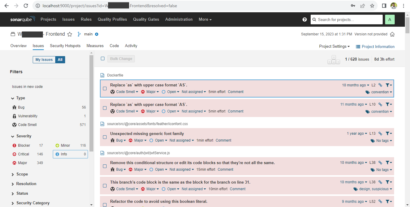 SonarScanner SonarQube