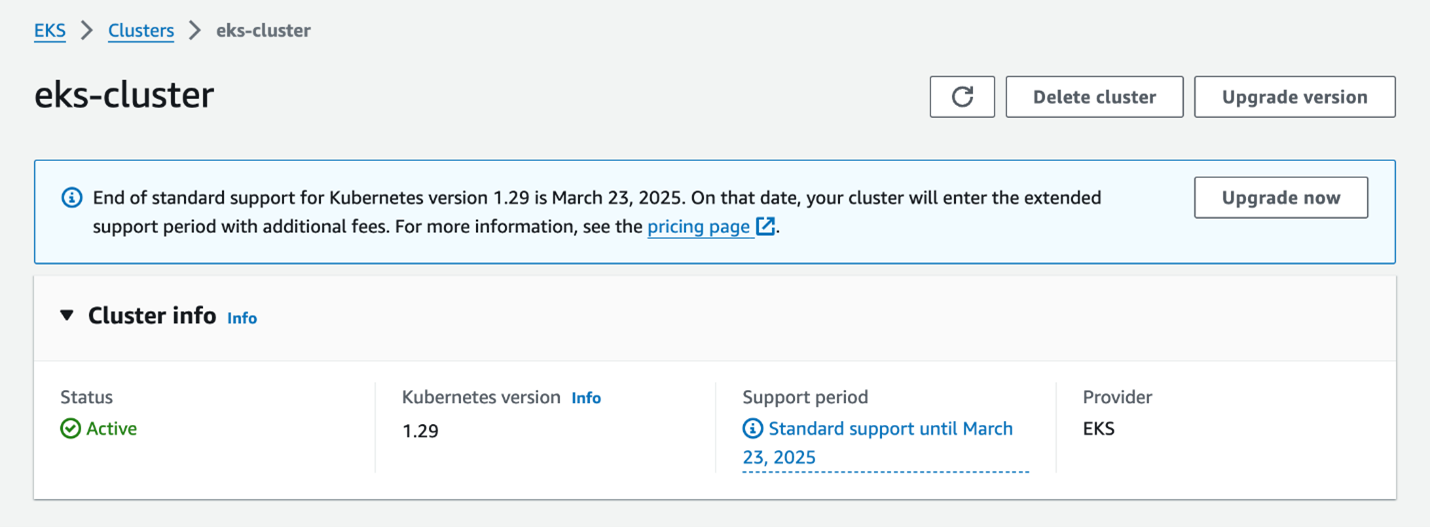 EKS cluster from 1.29 to 1.30 with Terraform | Opcito Technologies